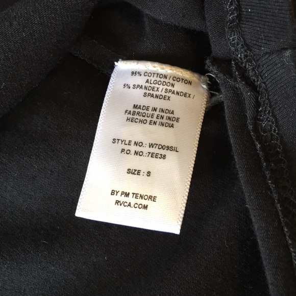 RVCA Silverleaf Summer Mini Dress with Crochet Cutouts in Black, S - Picture 10 of 10